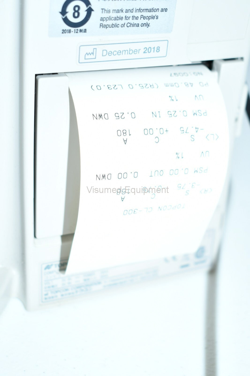 Refurbished TOPCON COMPACT CL-300 COMPTERIZED LENSOMETER offered by Visumed Equipment