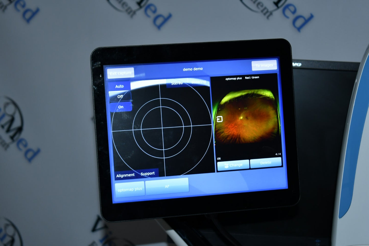 Refurbished Optos California RG AF FFA ICG retinal Camera offered by Visumed Equipment