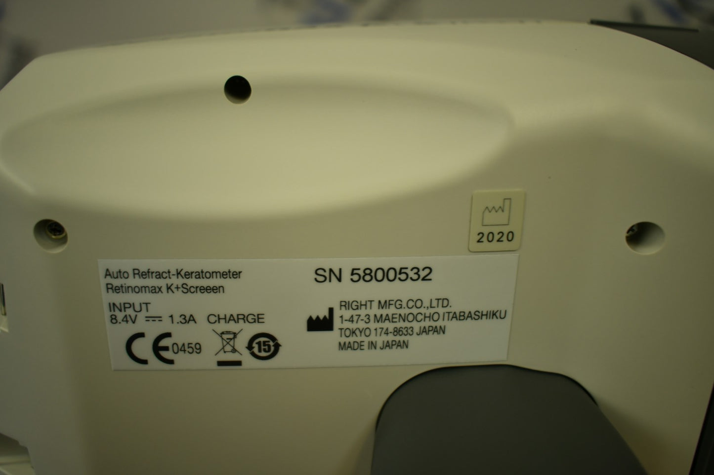 Refurbished Righton Retinomax K + Screen ARK Auto Refractor Auto keratometer offered by Visumed Equipment