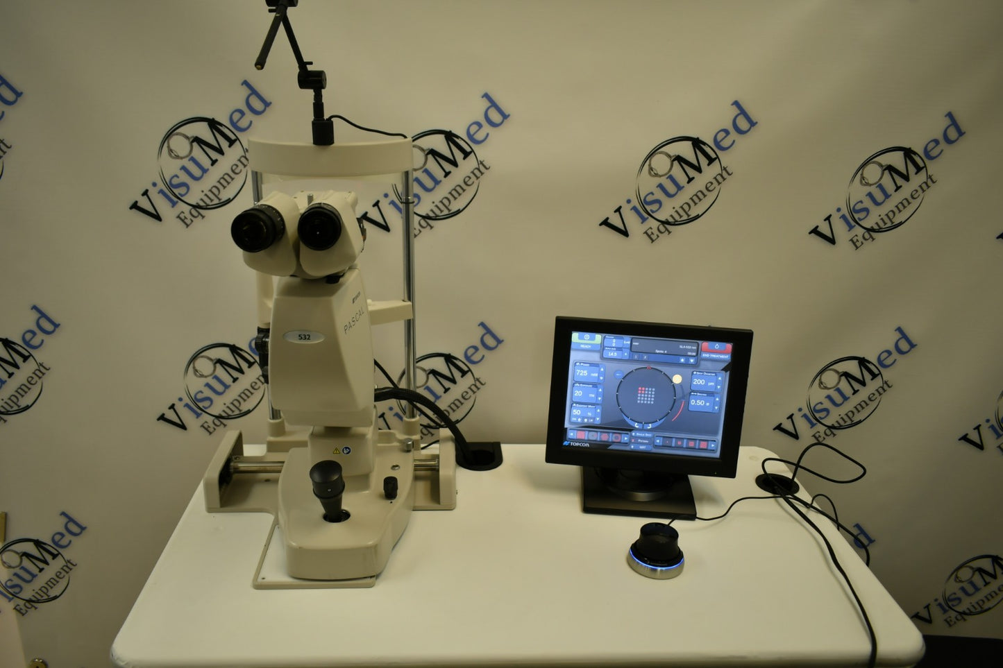 Refurbished Topcon Pascal Synthesis 532 green laser with LIO offered by Visumed Equipment