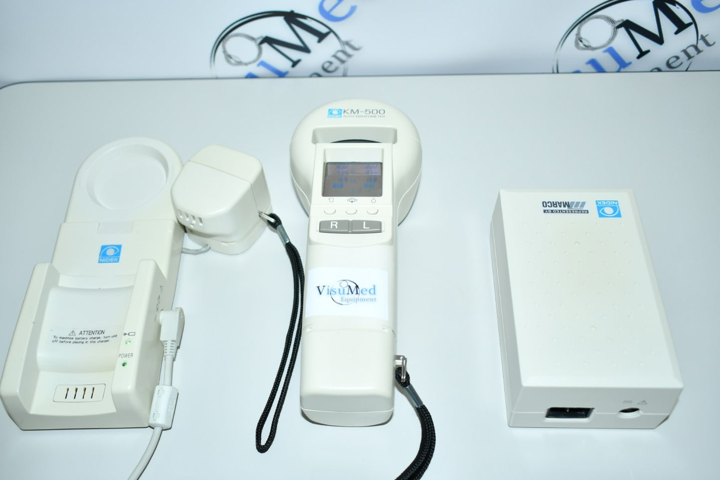 Refurbished Nidek Marco KM-500 portable auto keratometer offered by Visumed Equipment