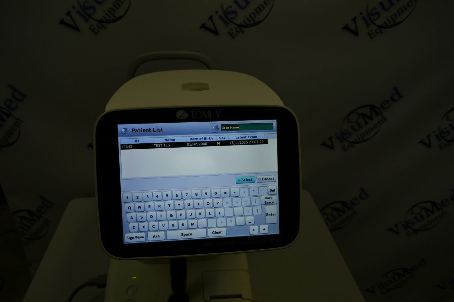 Tomey EM-4000 Specular endothelial microscope