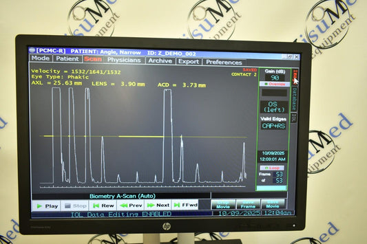 Refurbished Ellex Eyecubed V3 A scan Bscan Eye Cubed Ultrasound offered by Visumed Equipment