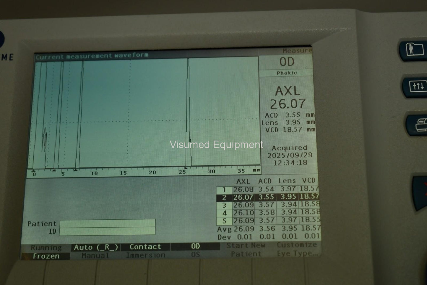 Accutome Ascan plus ultrasonic Biometer