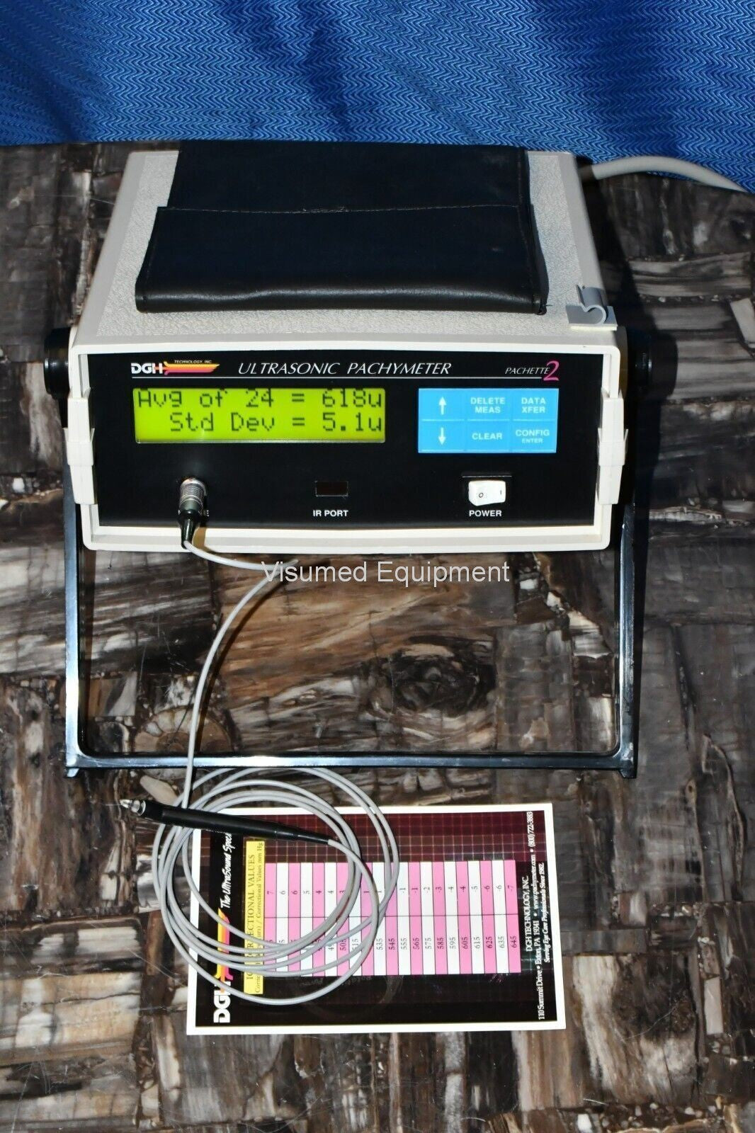 Refurbished DGH Technology Inc. Pachette 2 Ultrasonic Pachymeter offered by Visumed Equipment
