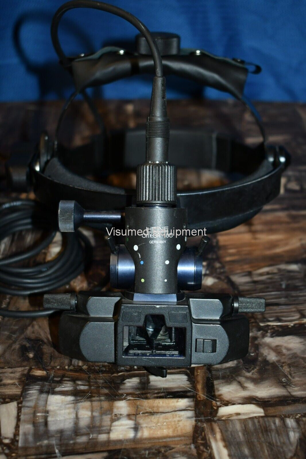 Refurbished Heine Omega 180 Wired BIO Binocular Indirect Ophthalmoscope with EN-30 power offered by Visumed Equipment