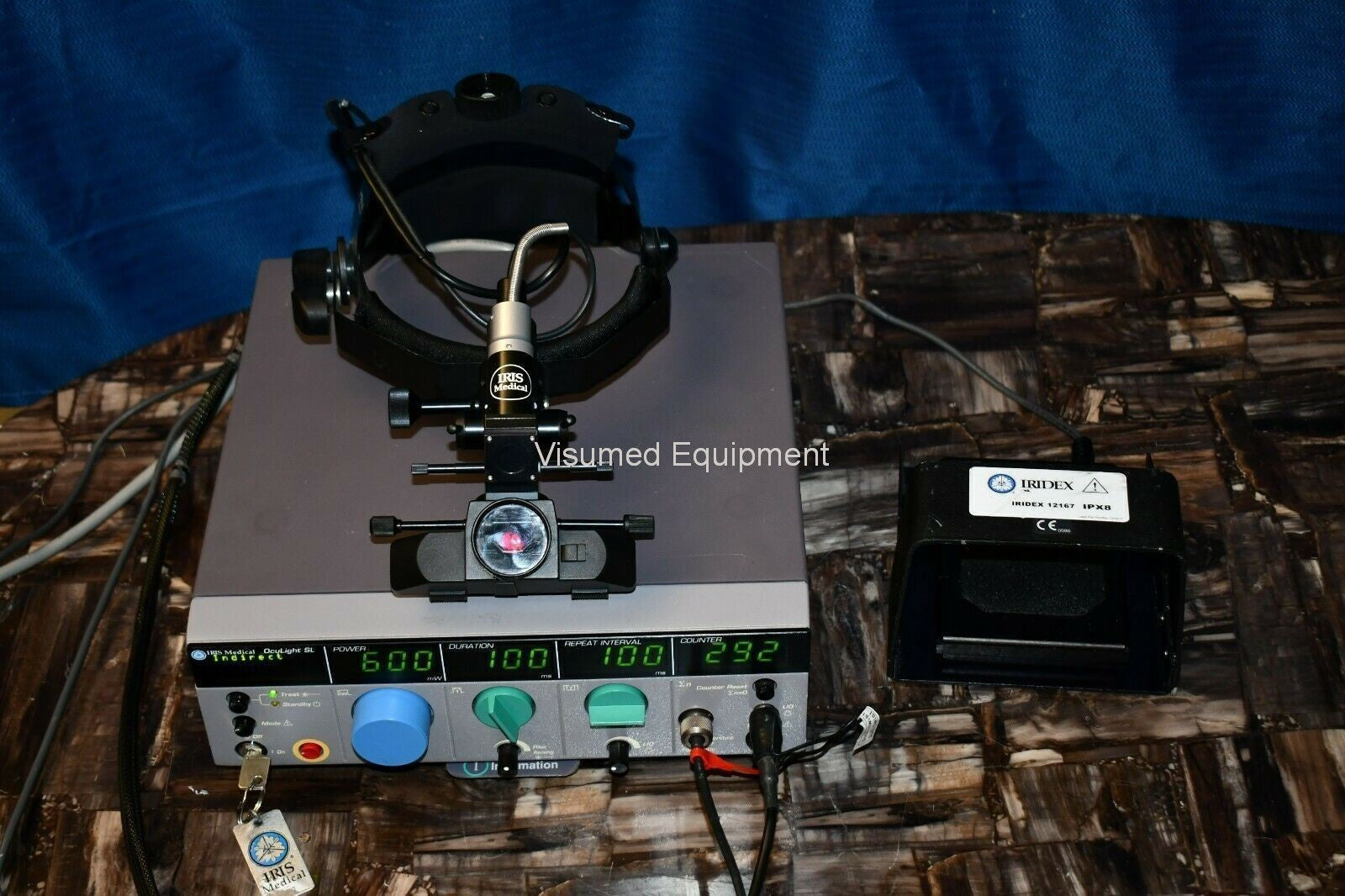 Refurbished Iridex SL infrared laser with LIO Laser indirect ophthalmoscope offered by Visumed Equipment