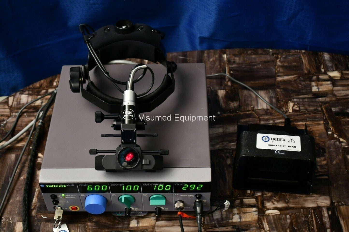 Refurbished Iridex SL infrared laser with LIO Laser indirect ophthalmoscope offered by Visumed Equipment