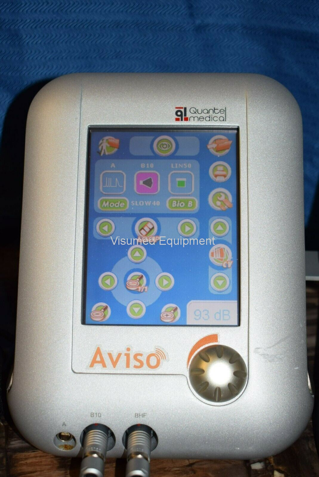 Refurbished Quantel Aviso Bscan UBM ophthalmic ultrasound offered by Visumed Equipment