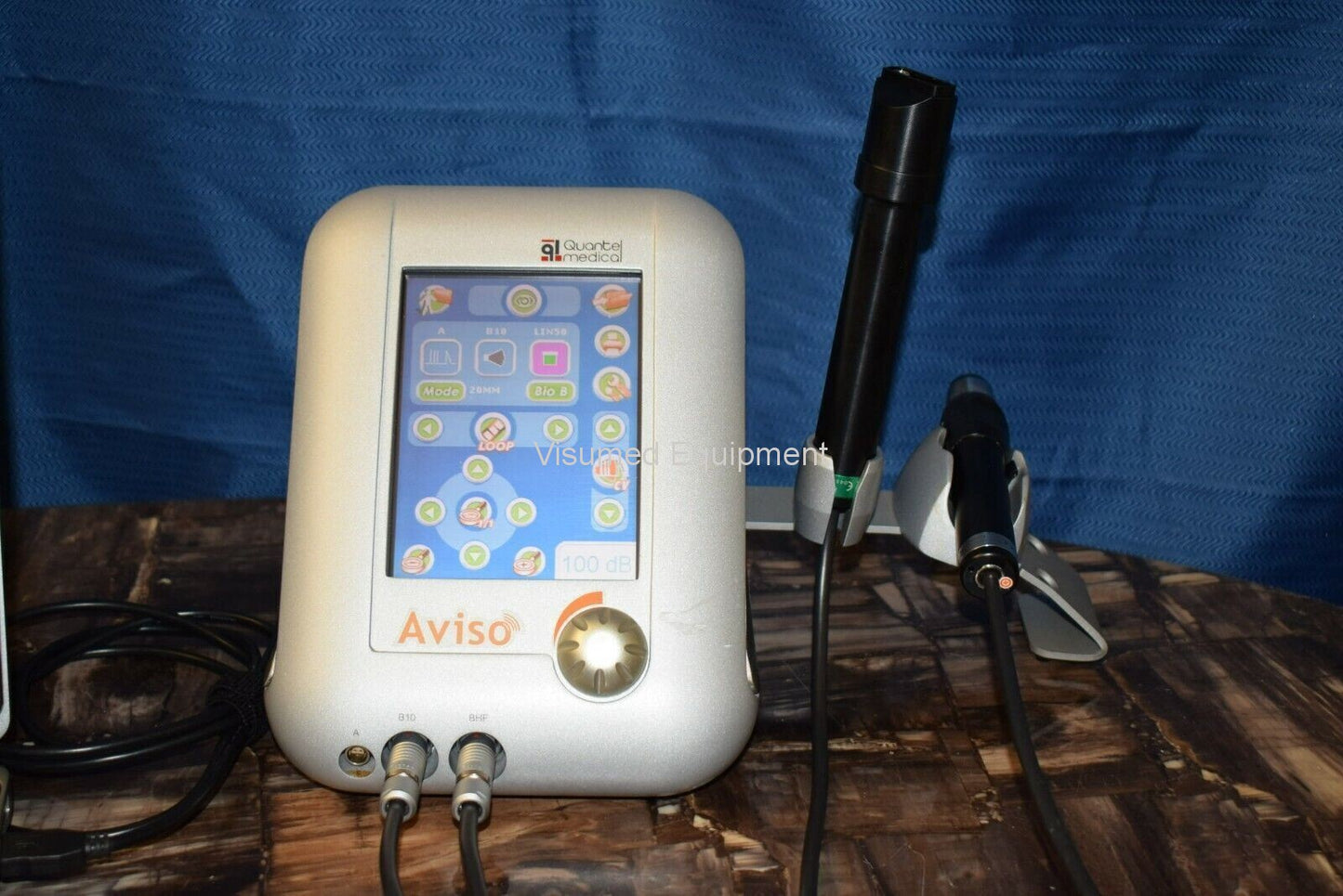 Refurbished Quantel Aviso Bscan UBM ophthalmic ultrasound offered by Visumed Equipment