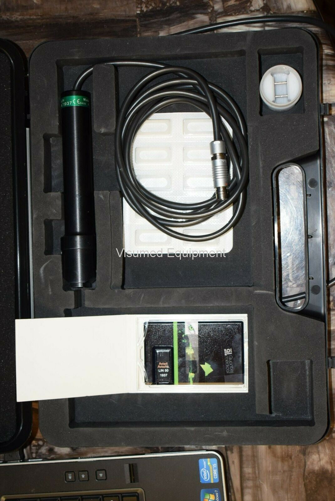 Refurbished Quantel Aviso Bscan UBM ophthalmic ultrasound offered by Visumed Equipment