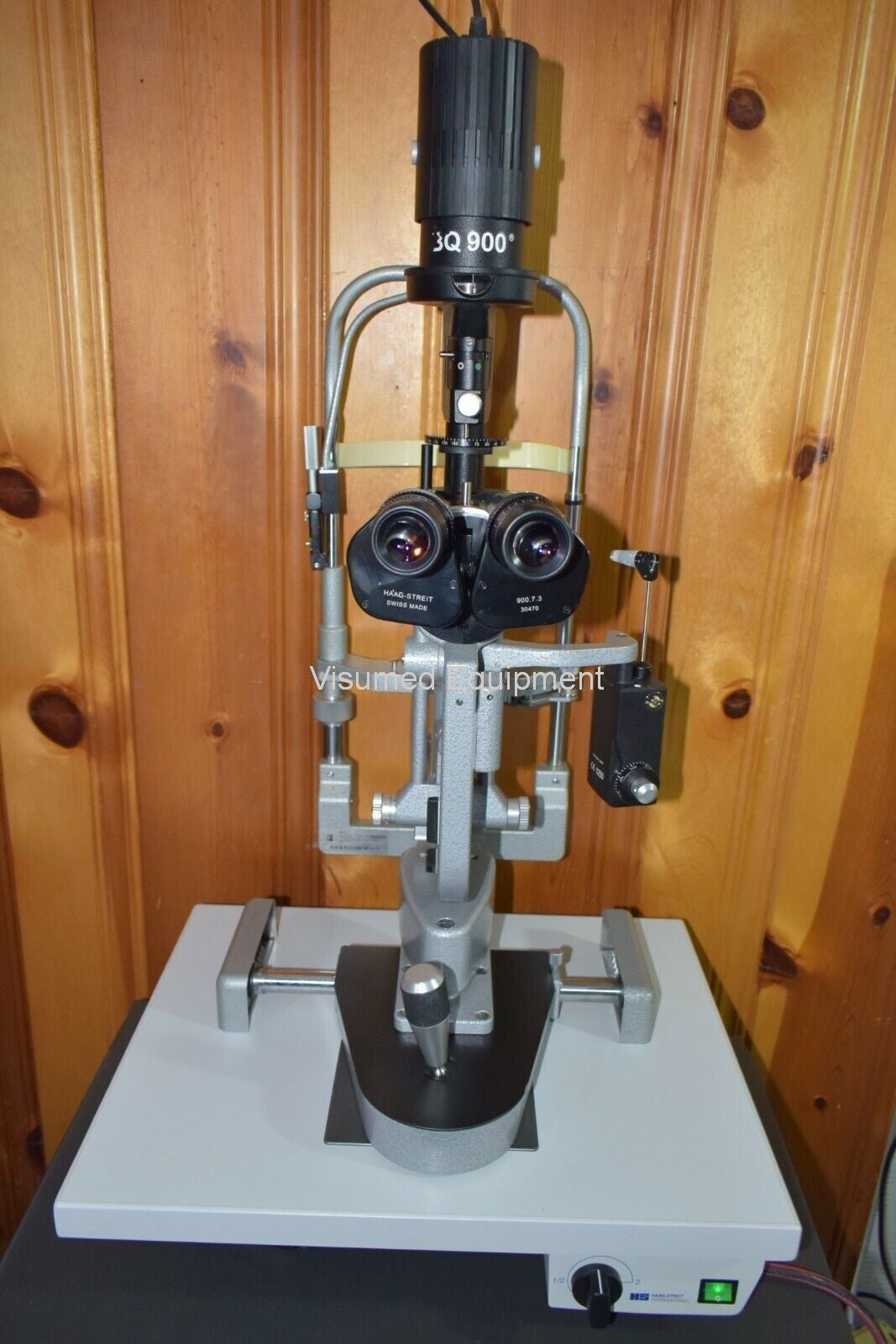 Refurbished Haag Streit BQ 900 Slit Lamp with Goldmann Tonometer offered by Visumed Equipment