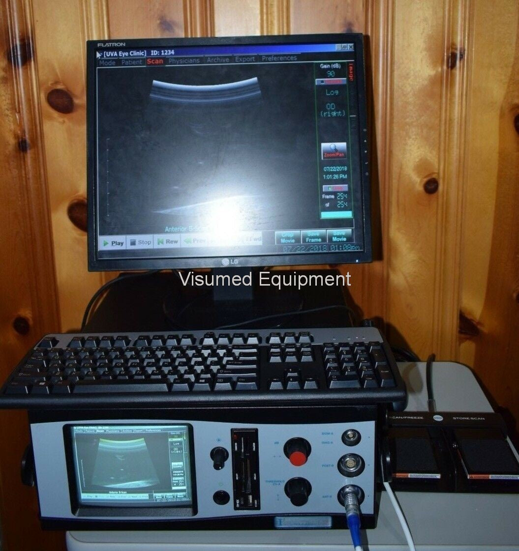 Refurbished Ellex Eyecubed  ultrasound biomicroscopy (UBM) unit offered by Visumed Equipment