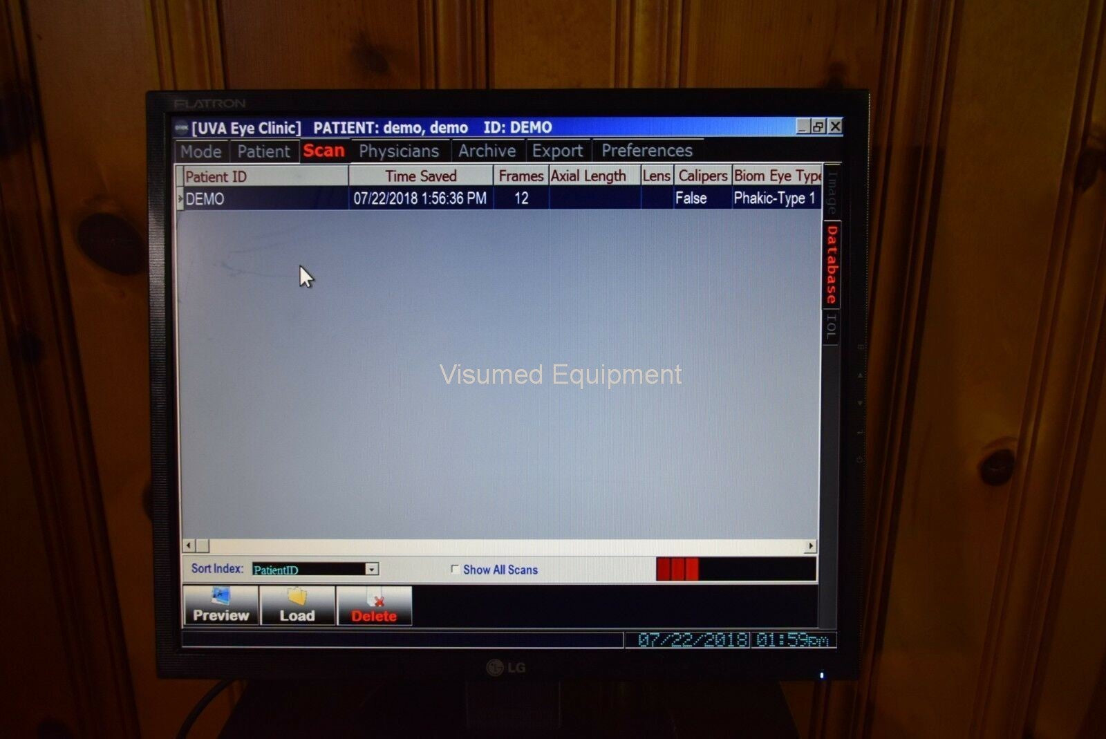 Refurbished Ellex Eyecubed  ultrasound biomicroscopy (UBM) unit offered by Visumed Equipment