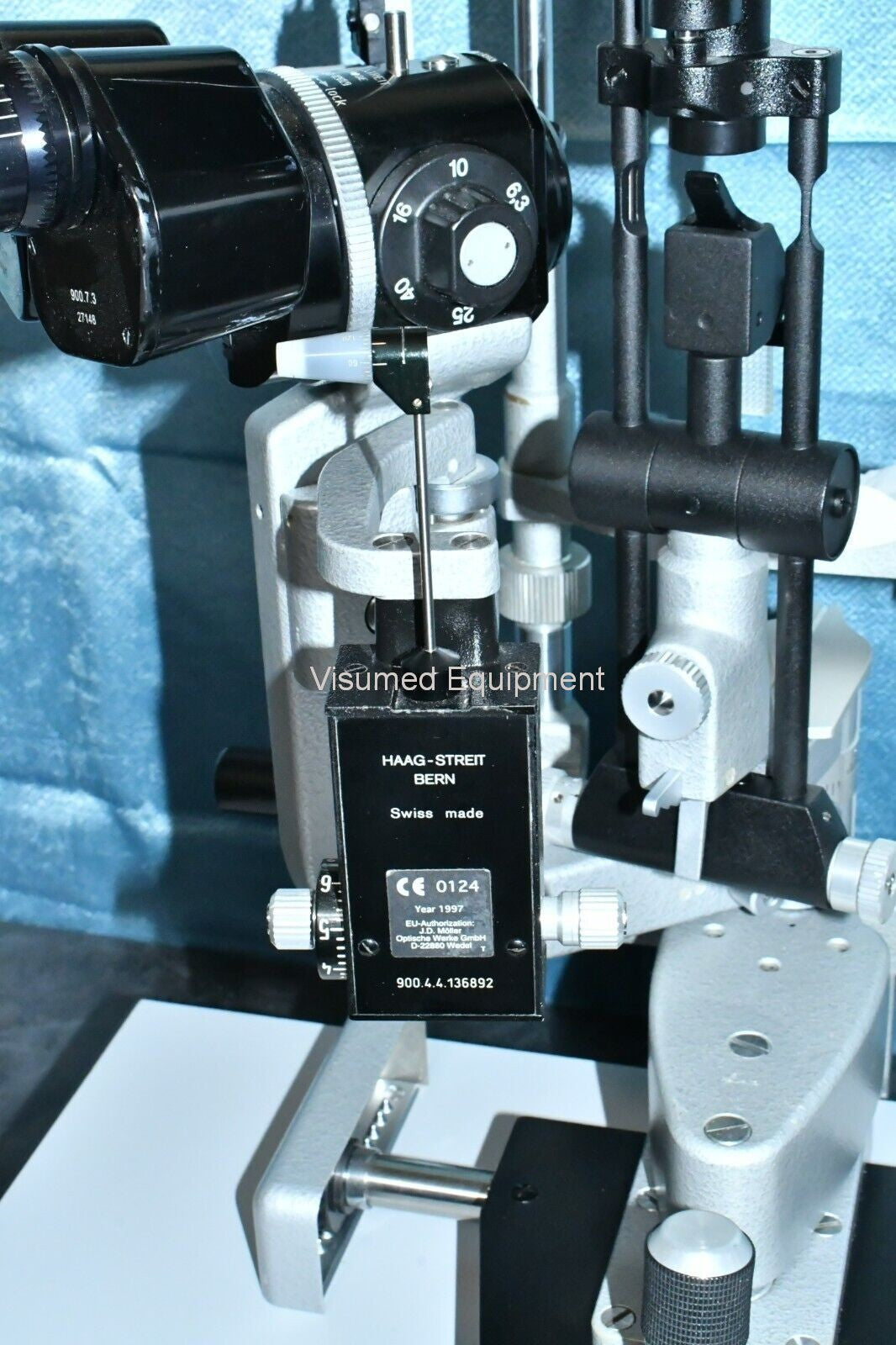 Refurbished Haag Streit BQ 900 Slit Lamp with Goldmann Tonometer offered by Visumed Equipment