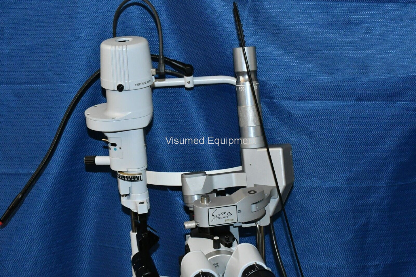 Refurbished Quantel Supra Scan 577 micropulse yellow Pattern Laser with Haag Streit Adapter offered by Visumed Equipment