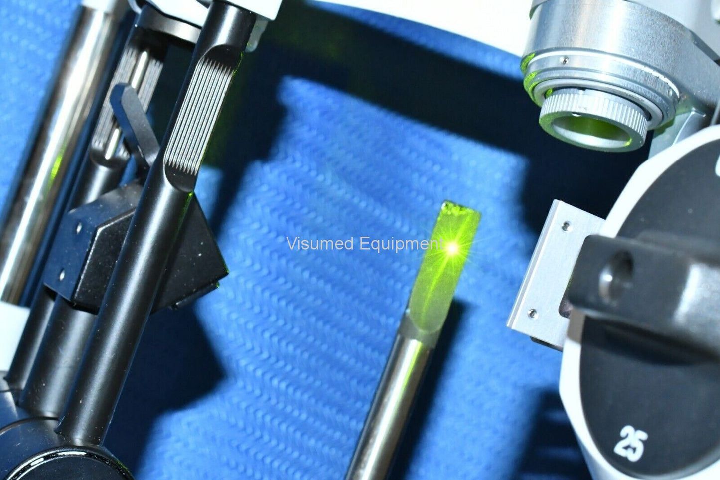 Refurbished Quantel Supra Scan 577 micropulse yellow Pattern Laser with Haag Streit Adapter offered by Visumed Equipment