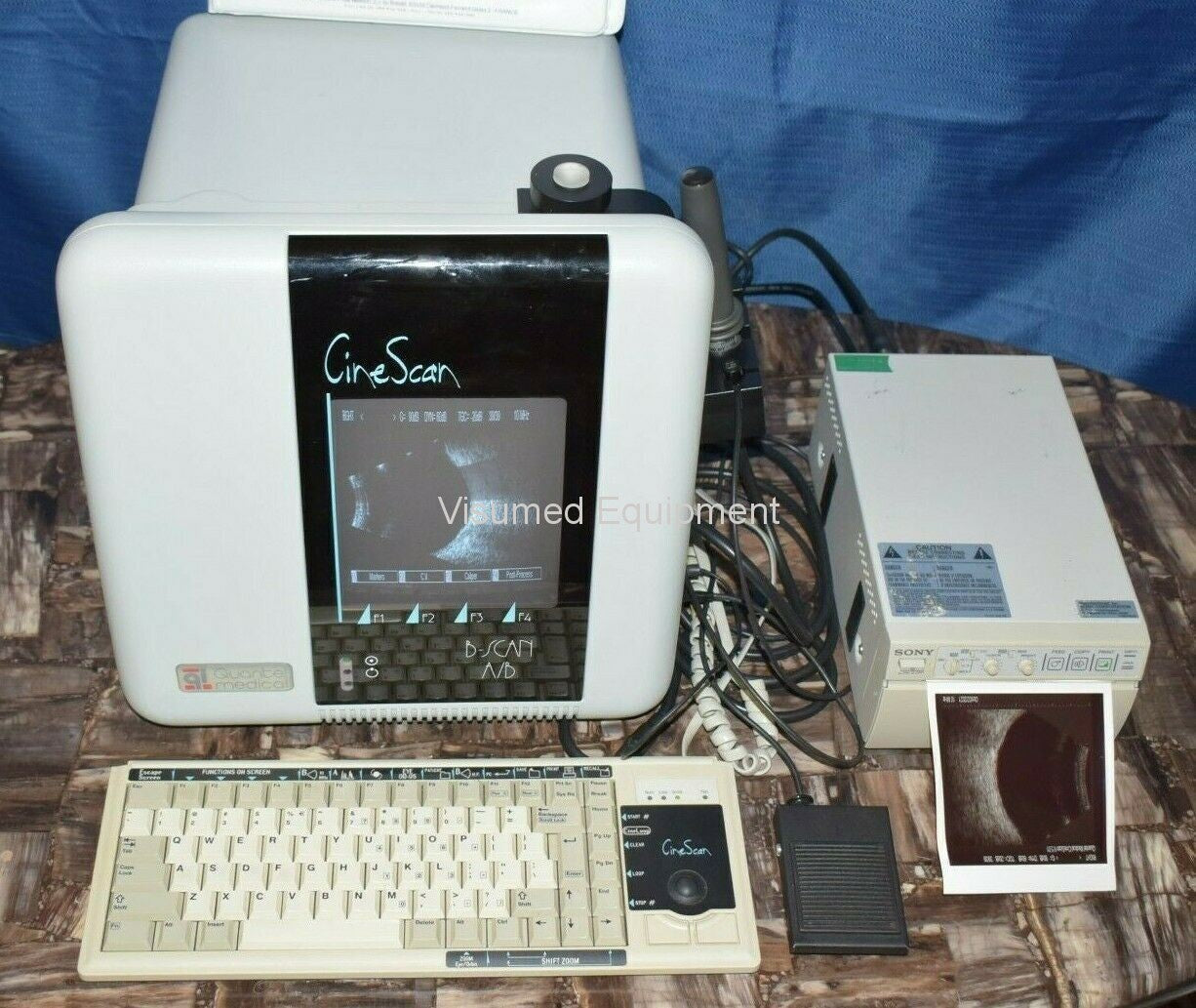Refurbished Quantel CineScan B-Scan A/B Scan Ophthalmic Ultrasound offered by Visumed Equipment