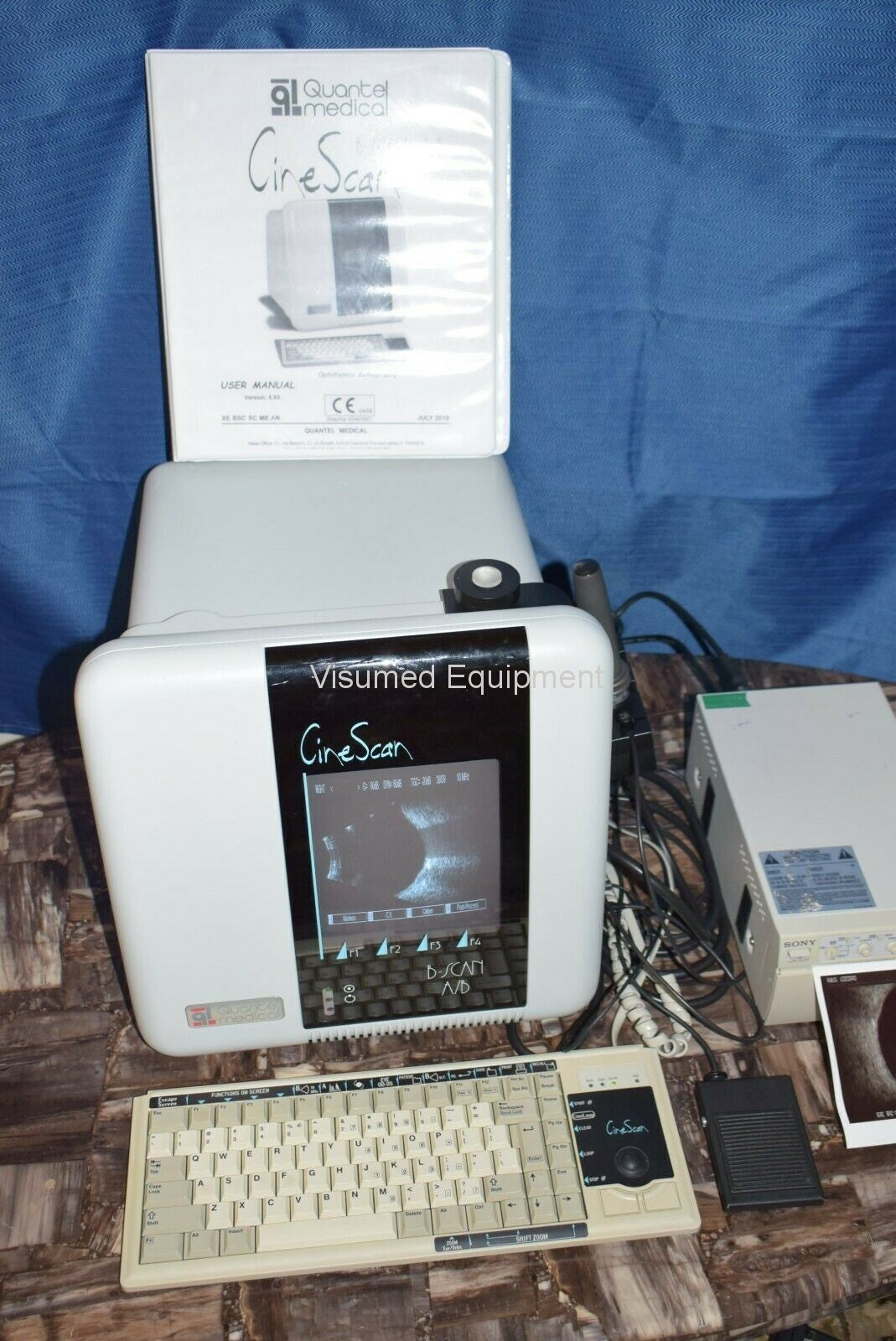 Refurbished Quantel CineScan B-Scan A/B Scan Ophthalmic Ultrasound offered by Visumed Equipment