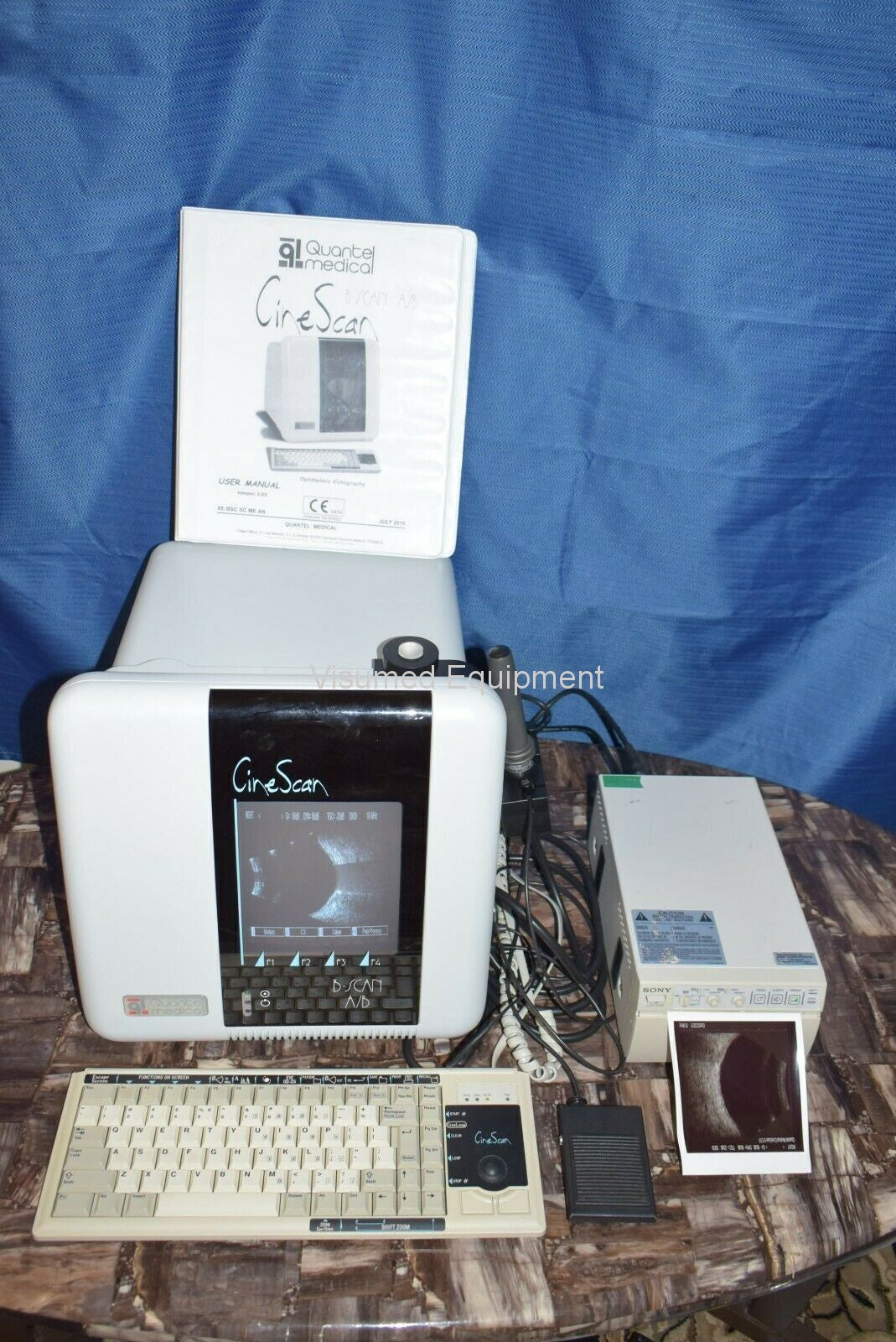 Refurbished Quantel CineScan B-Scan A/B Scan Ophthalmic Ultrasound offered by Visumed Equipment