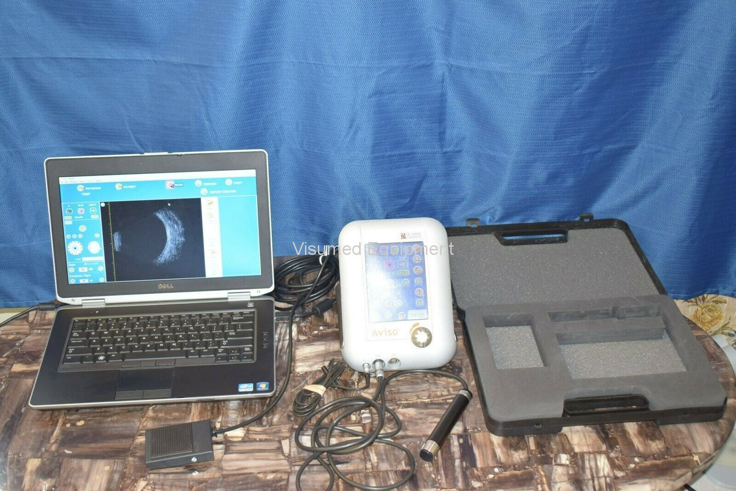 Refurbished Quantel Medical Aviso A and B scan Ultrasound complete offered by Visumed Equipment