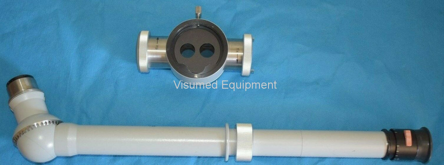 Refurbished Zeiss beam splitter and teaching tube for Zeiss slitlamp offered by Visumed Equipment