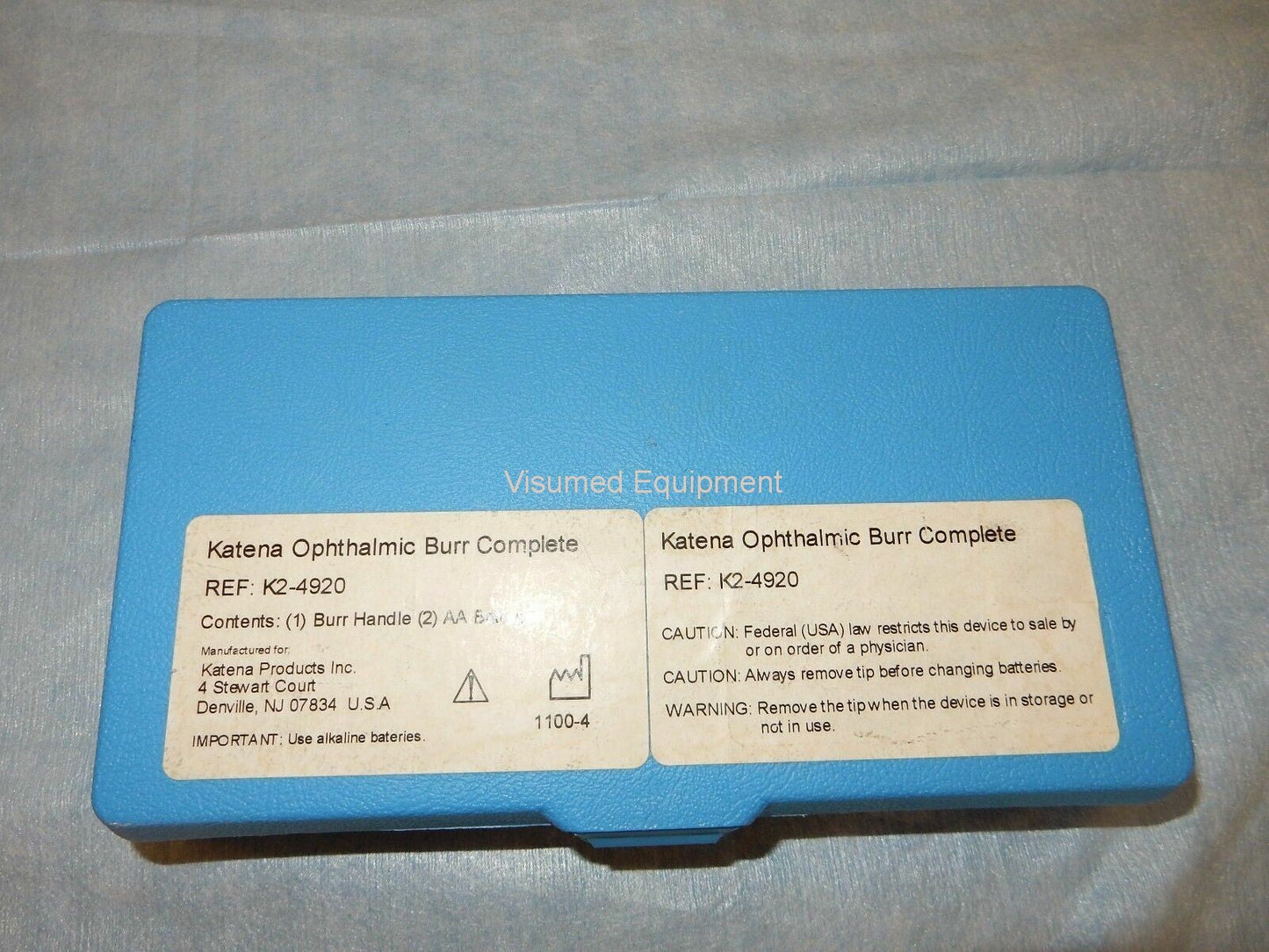 Refurbished Katena Ophthalmic Burr 	 K2-4920 offered by Visumed Equipment