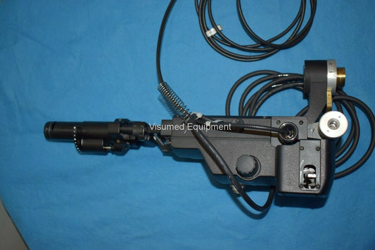 Refurbished Nidek laser adapter and filter for Haag Bq 900 offered by Visumed Equipment