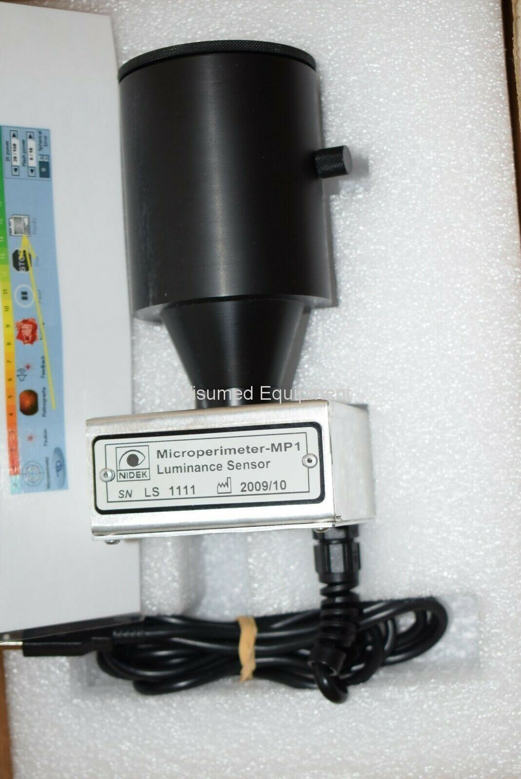 Refurbished Nidek MMP Micro-perimetry photo sensor with software offered by Visumed Equipment