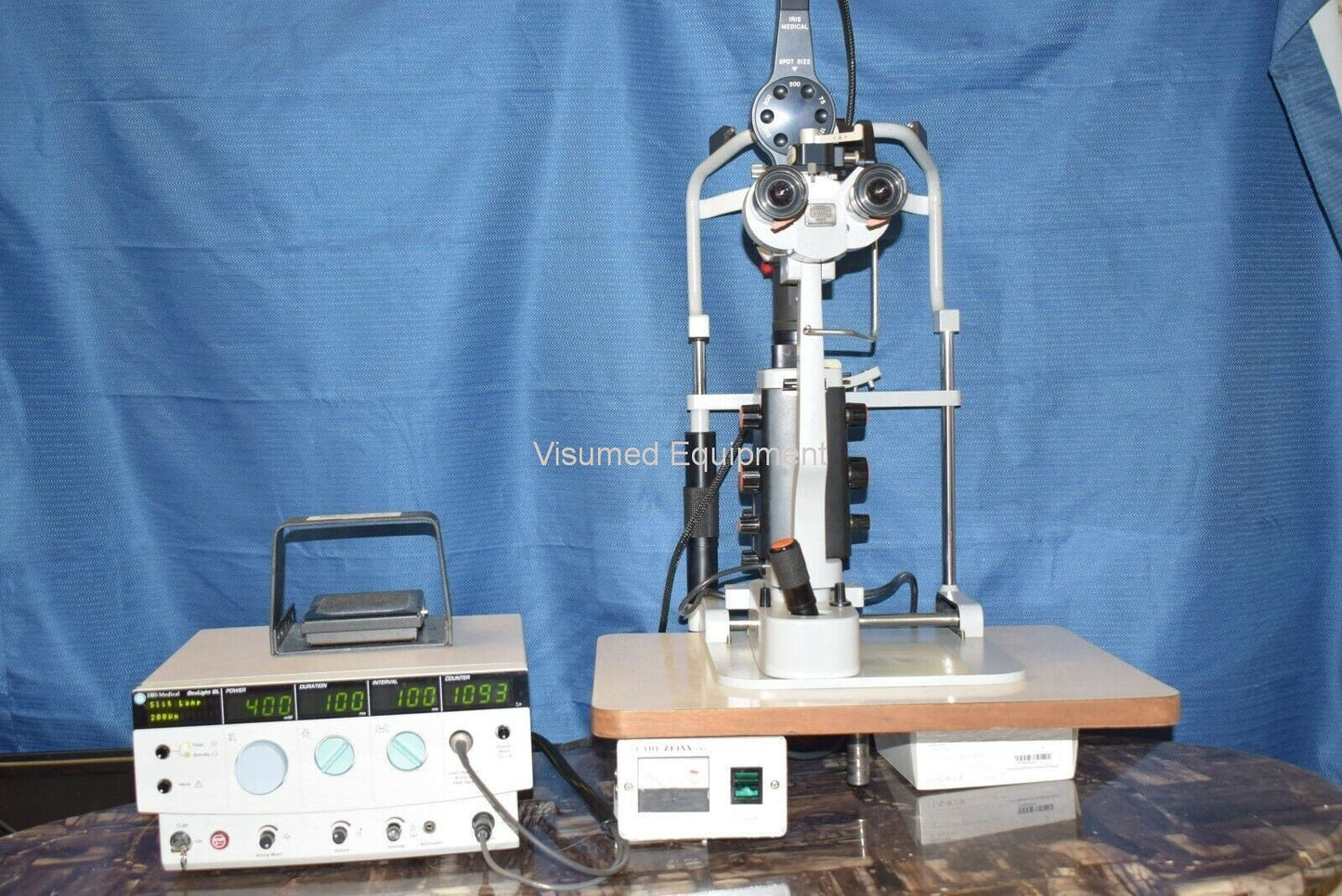 Refurbished Iridex GL with Zeiss 30-sl Slitlamp and adapter offered by Visumed Equipment