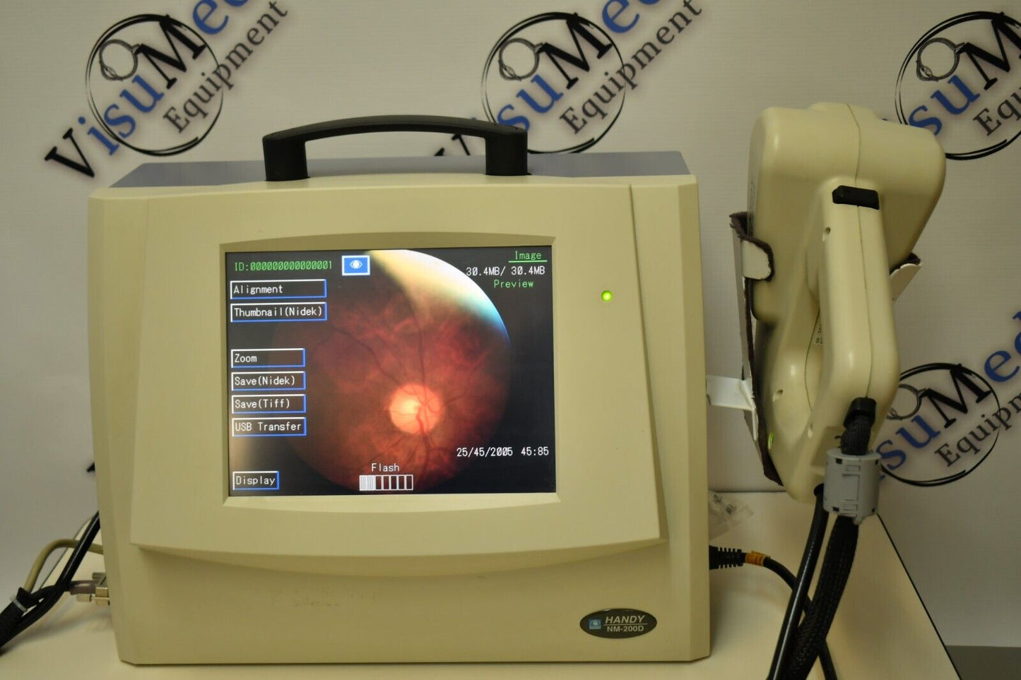Refurbished Nidek Handy NM-200D non-mydriatic Fundus Camera offered by Visumed Equipment