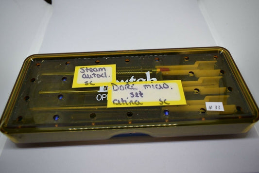 Refurbished DORC Micro surgical set (Foreign body microforceps, subretinal microscissors, il offered by Visumed Equipment