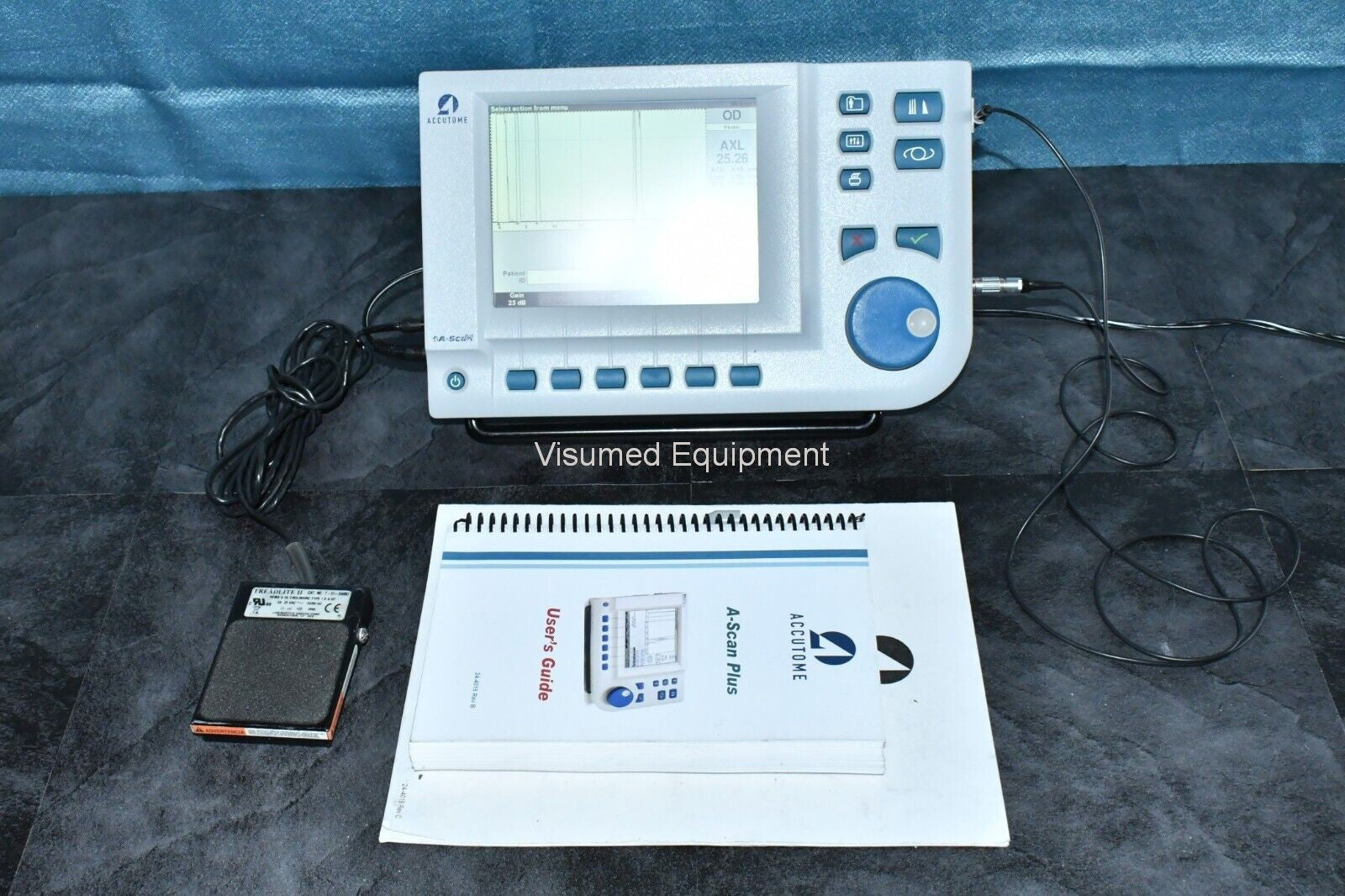 Refurbished Accutome Ascan Biometry IOL calculator USB model Ophthalmic ultrasonic A-Scan offered by Visumed Equipment