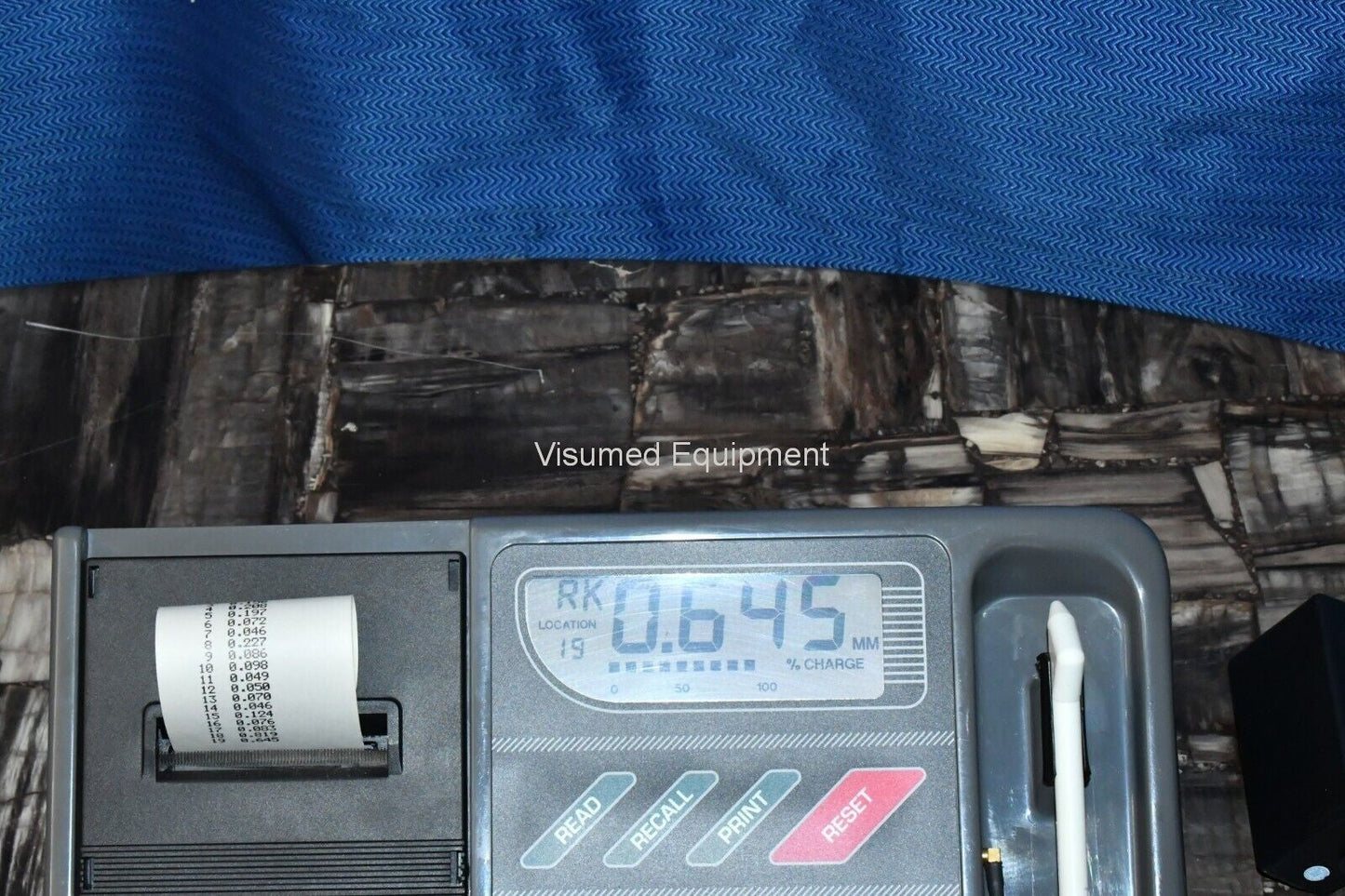 Refurbished Sonogage Pachymeter pachometer with a built-in printer offered by Visumed Equipment