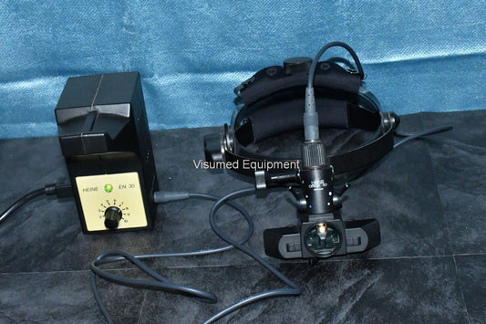 Refurbished Heine Omega 150 Wired BIO Binocular Indirect Ophthalmoscope with EN-30 power offered by Visumed Equipment