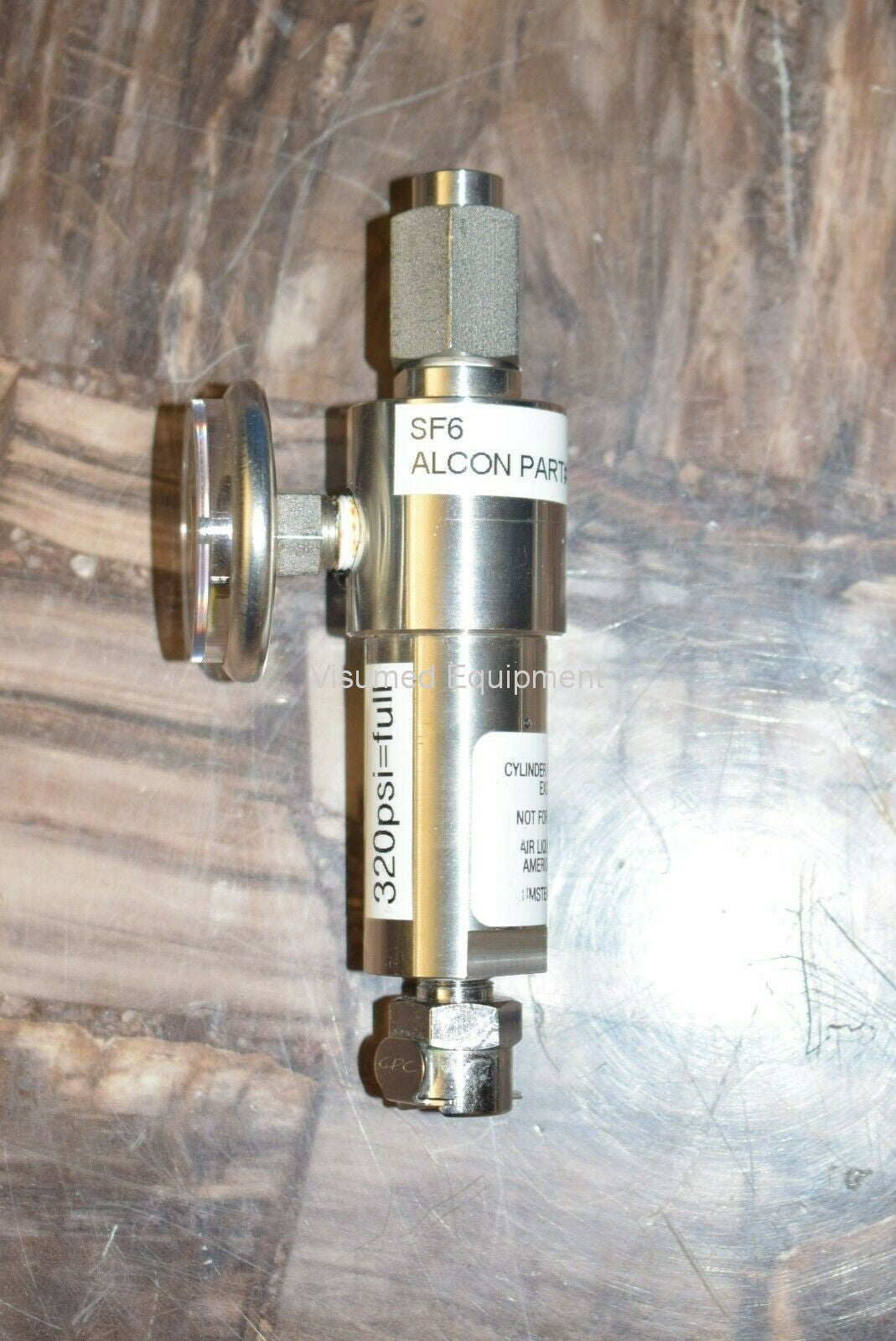 Refurbished Alcon SF-6 gas regulator for constellation vitrectomy unit offered by Visumed Equipment