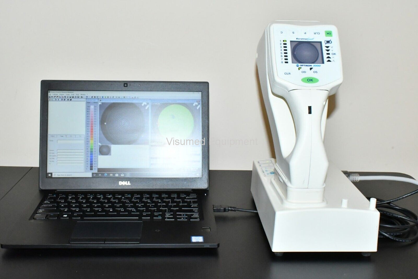 Refurbished Optikon Keratron Scout portable Corneal Topographer offered by Visumed Equipment