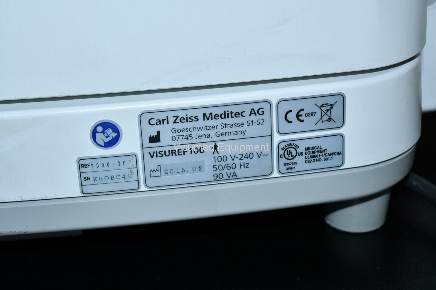 Refurbished Zeiss VISUREF Visuref 100 Autorefractor & Keratometer offered by Visumed Equipment