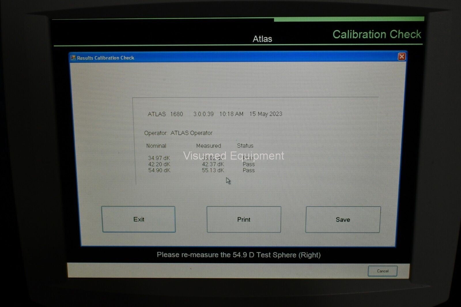 Refurbished Zeiss Atlas 9000 Corneal Topographer offered by Visumed Equipment