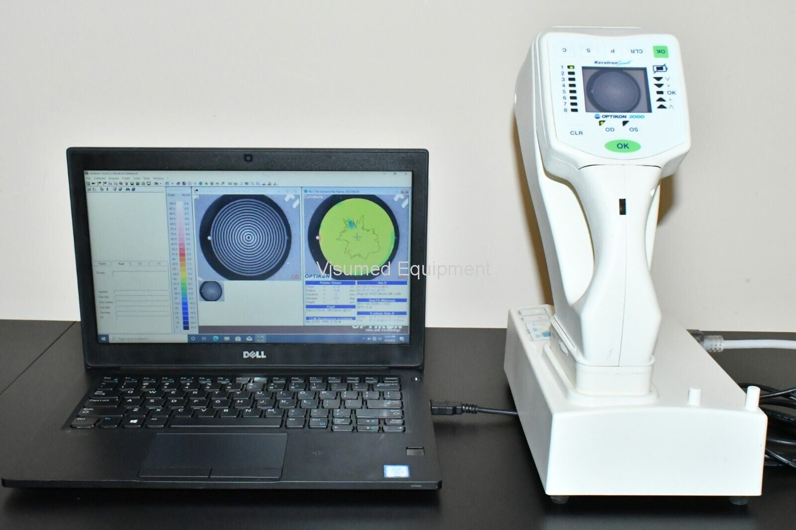 Refurbished Optikon Keratron Scout portable Corneal Topographer offered by Visumed Equipment