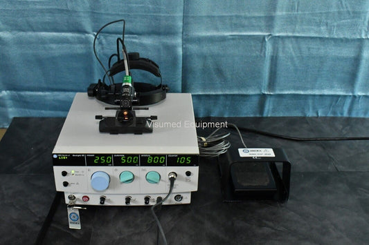 Refurbished Iridex GL with LIO Plus Laser indirect ophthalmoscope and case offered by Visumed Equipment