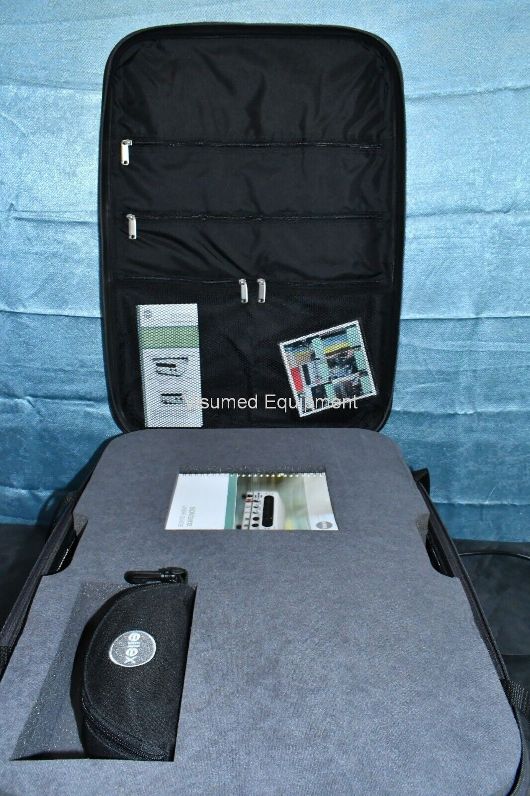 Refurbished Ellex Solitaire Green laser with Haag Streit Adapter and storage case offered by Visumed Equipment