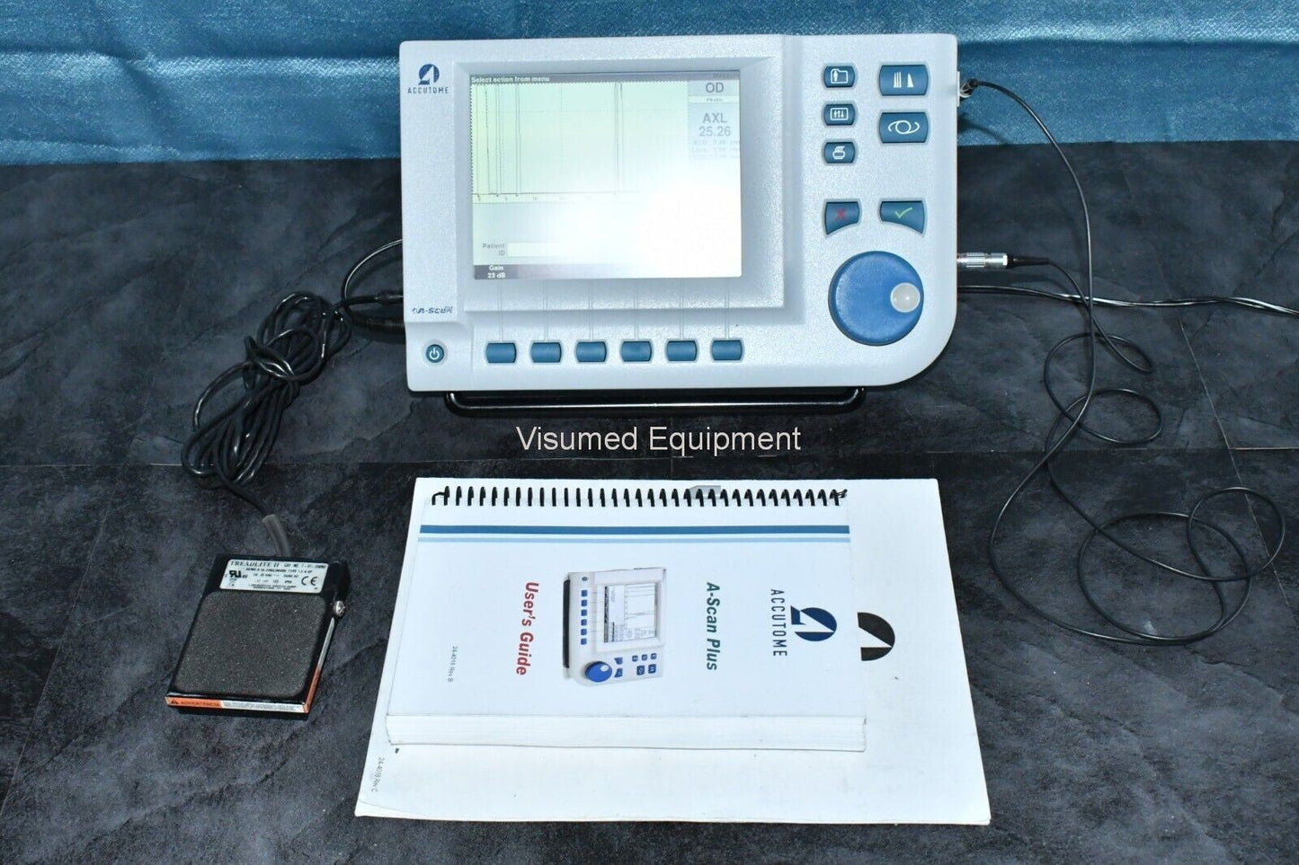 Refurbished Accutome Ascan Biometry IOL calculator USB model Ophthalmic ultrasonic A-Scan offered by Visumed Equipment