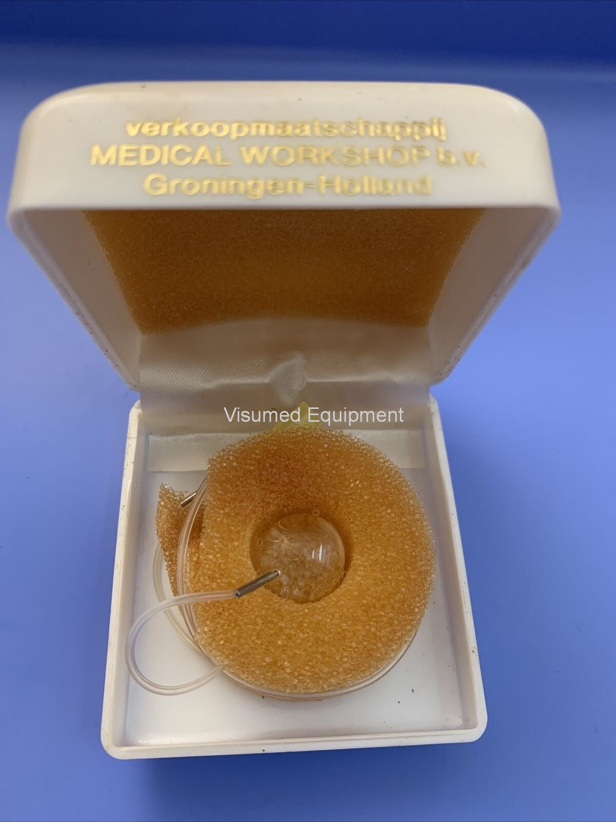 Refurbished Spherical goniotomy lens, LARGE, with irrigation offered by Visumed Equipment