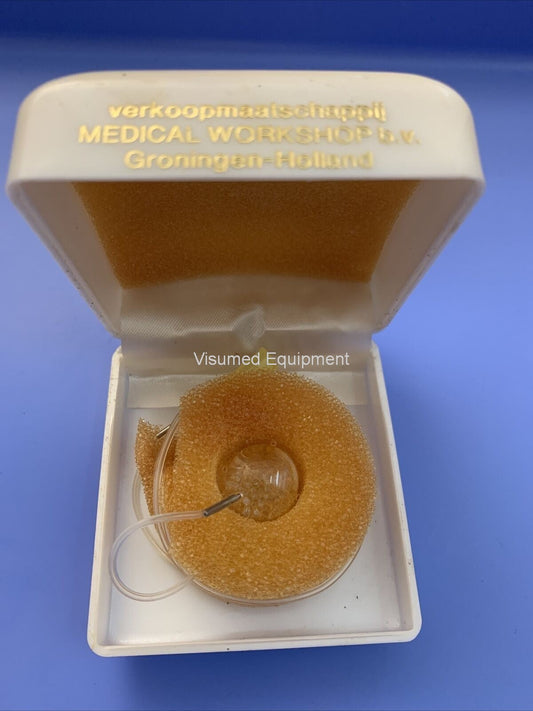 Refurbished Spherical goniotomy lens, LARGE, with irrigation offered by Visumed Equipment