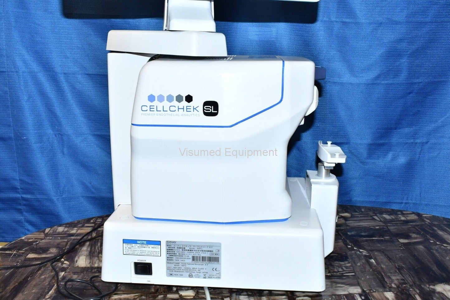 Refurbished Konan CellChek SL Specular microscope pachymeter offered by Visumed Equipment