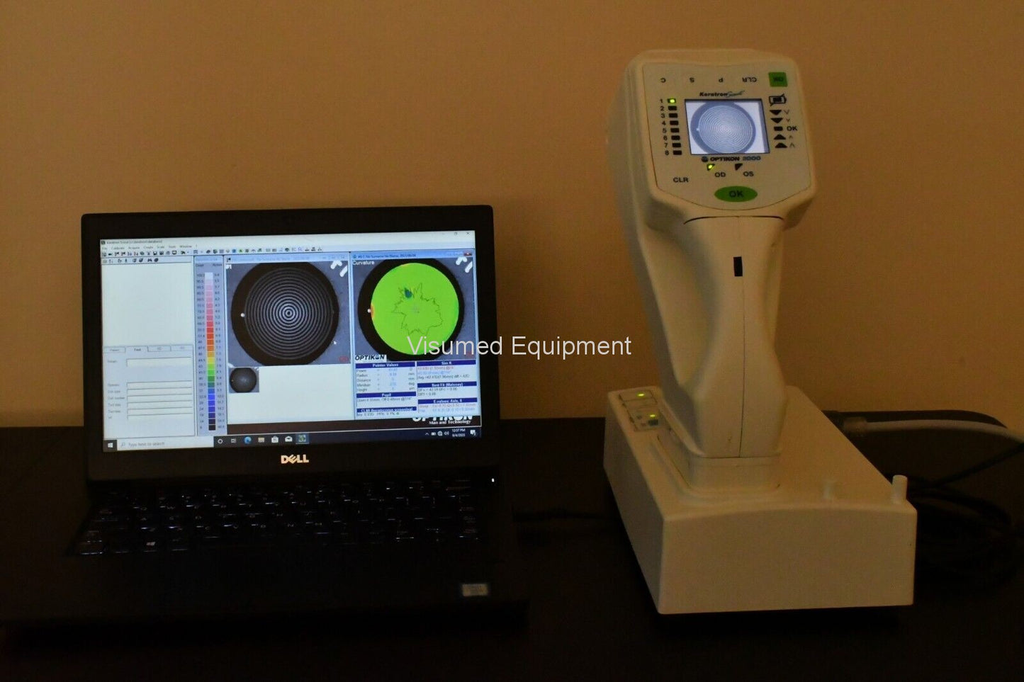Refurbished Optikon Keratron Scout portable Corneal Topographer offered by Visumed Equipment