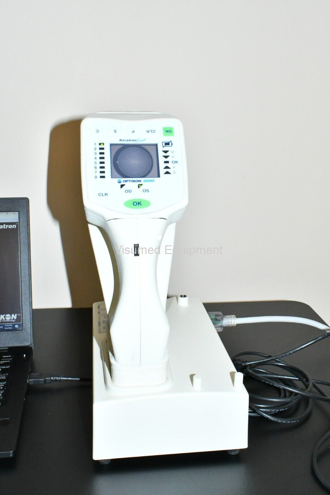 Refurbished Optikon Keratron Scout portable Corneal Topographer offered by Visumed Equipment