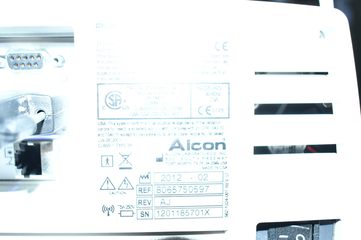Alcon PurePoint 532nm Green Laser Photocoagulator with LIO and Carrying Case