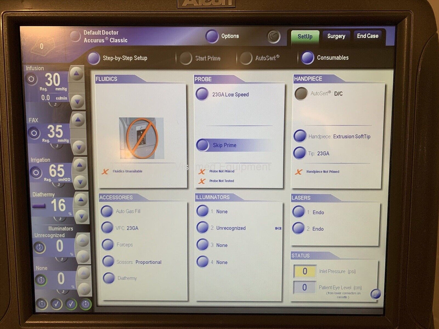 Alcon CONSTELLATION Vision System  - DOM 2013-Visumed Equipment